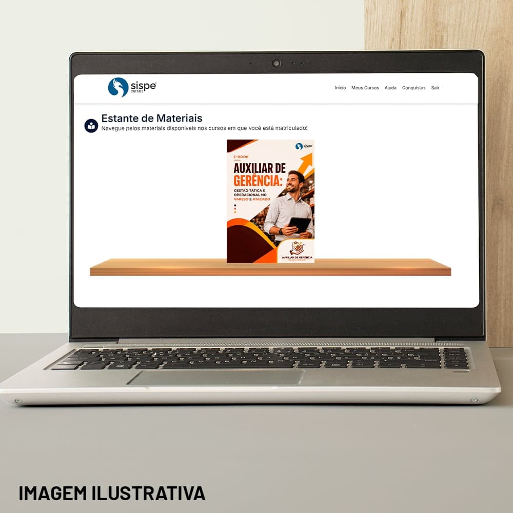 Material didático do curso Auxiliar de Gerência - Varejo e Atacado