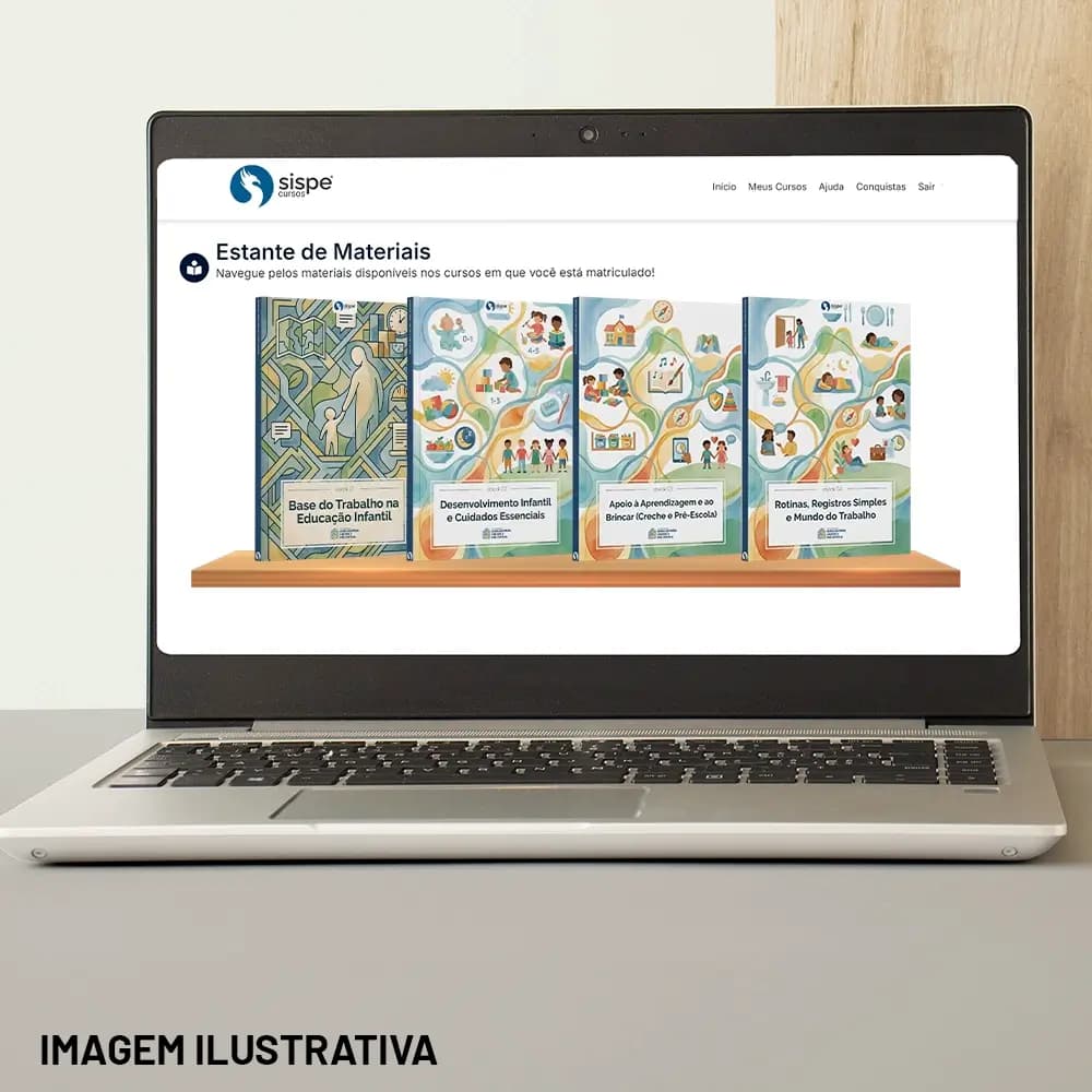 Material didático do curso Auxiliar para Creche e Pré-Escola