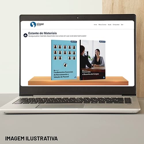 Material didático do curso Auxiliar em Recrutamento e Seleção de Pessoal