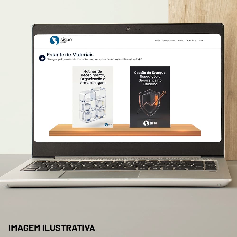 Material didático do curso Auxiliar de Almoxarifado