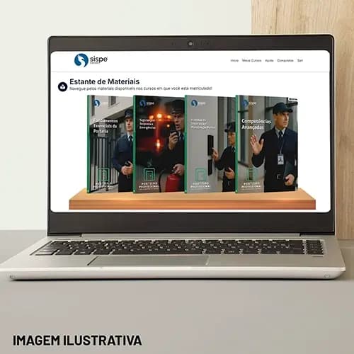 Material didático do curso Porteiro Profissional para Condomínios e Empresas